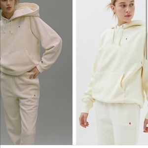Champion cream hoodie